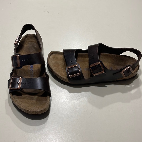 Birkenstock Other - Birkenstock Milano Leather Mens Sandals